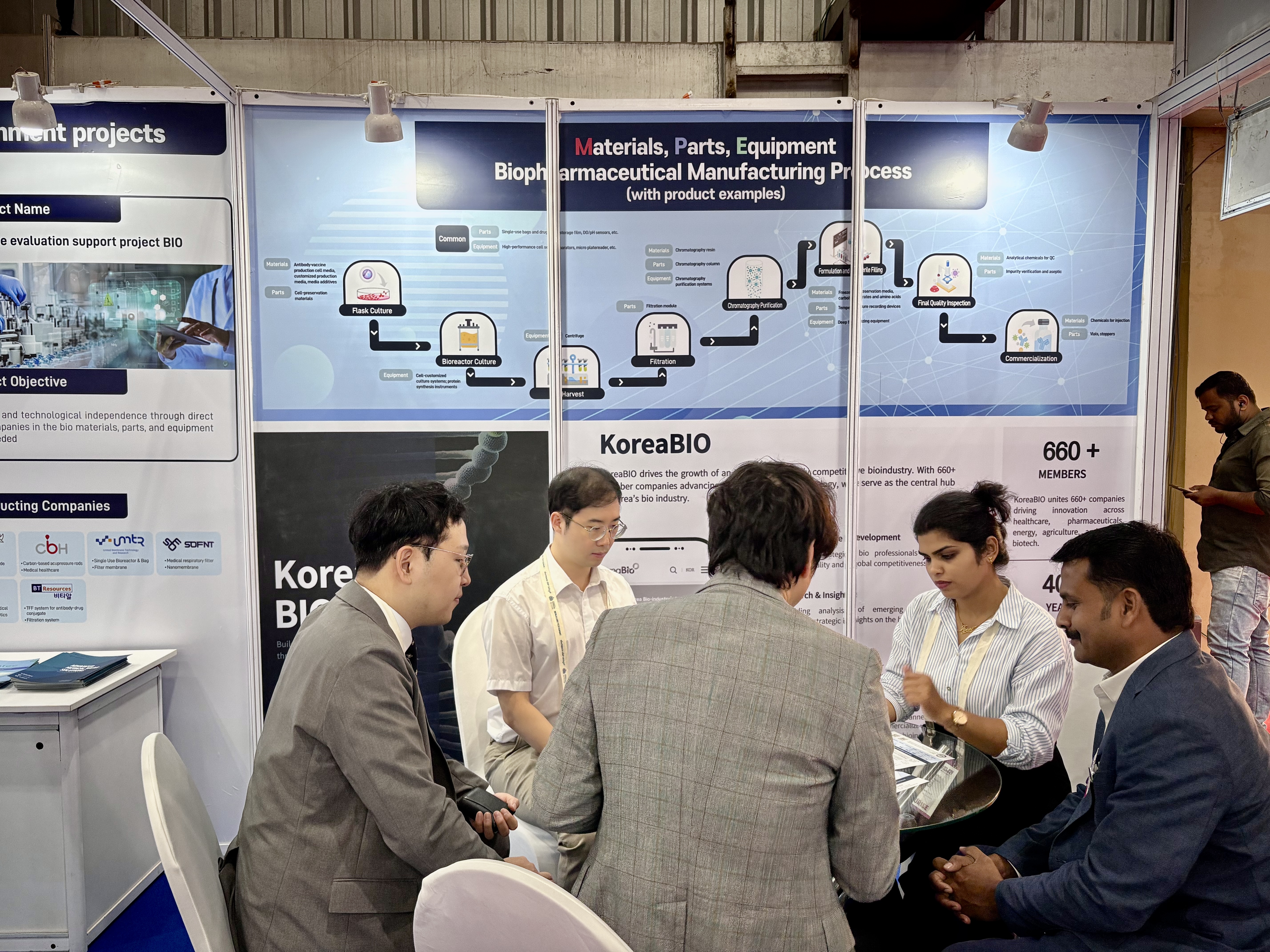 2025 인도 벵갈루루 테크 서밋 한국 바이오 소부장 홍보관 운영
